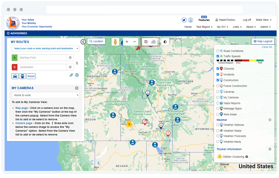 Explore RealTime Idaho Road Conditions With Idaho 511