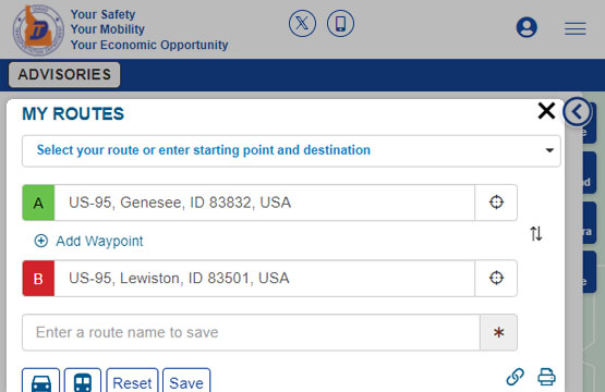 Creating & Saving a Customized Route