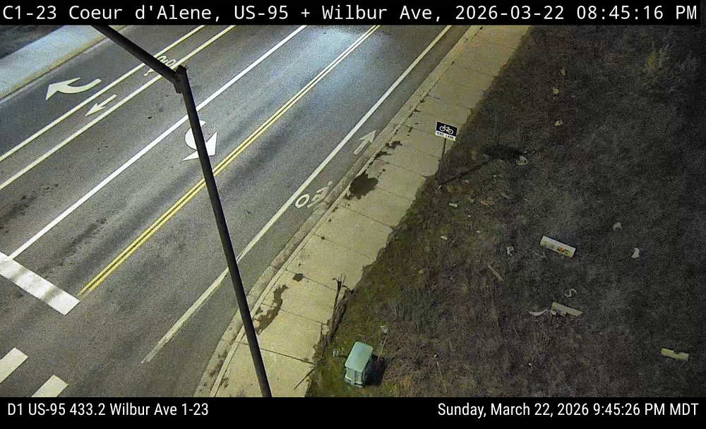 US-95 Wilbur live webcam