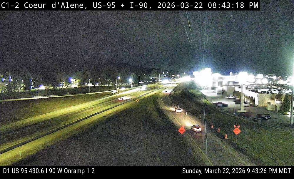 US-95 I-90 live webcam