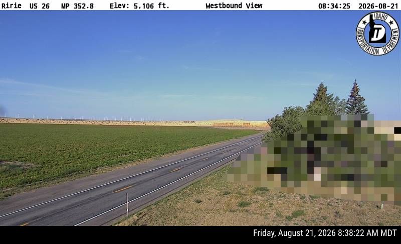 US-26 Ririe Webcam in Idaho – westbound