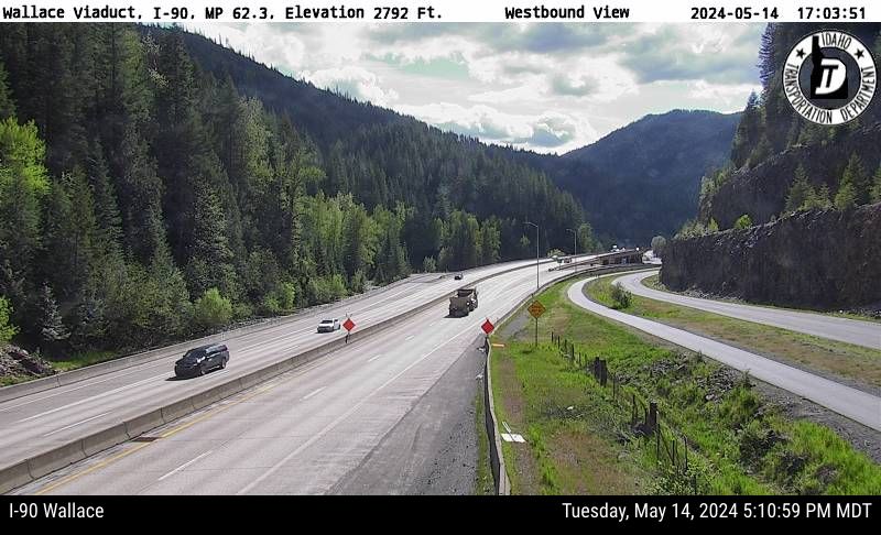 4th of July Pass webcam Westbound