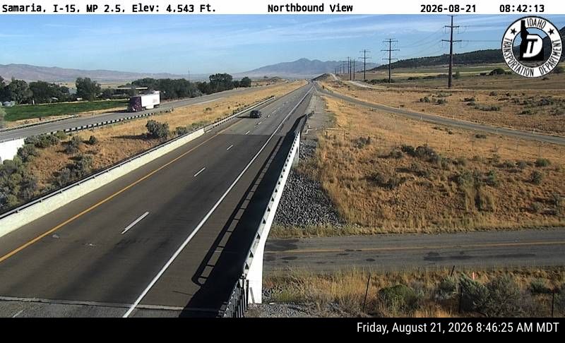 Webcam view of I-15 Webcam in Samaria, Idaho