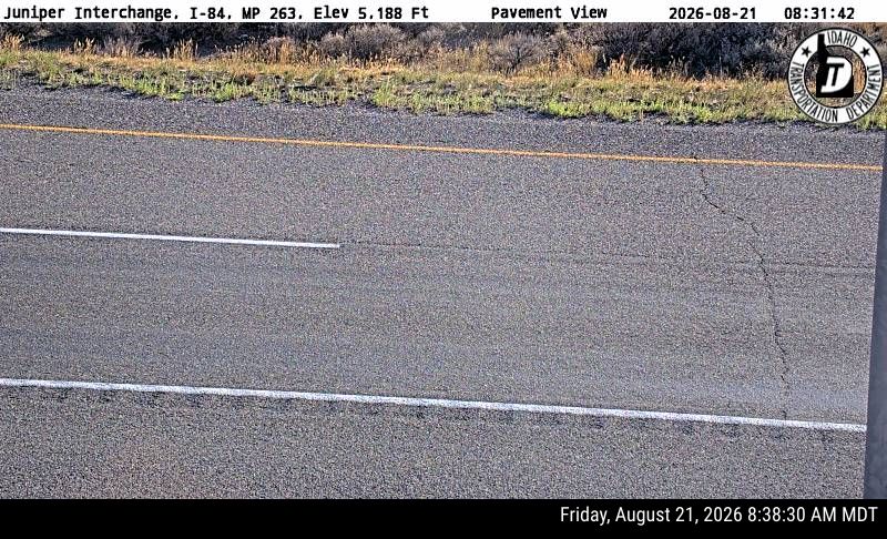 I-84 Juniper Interchange Webcam in Idaho - roadway