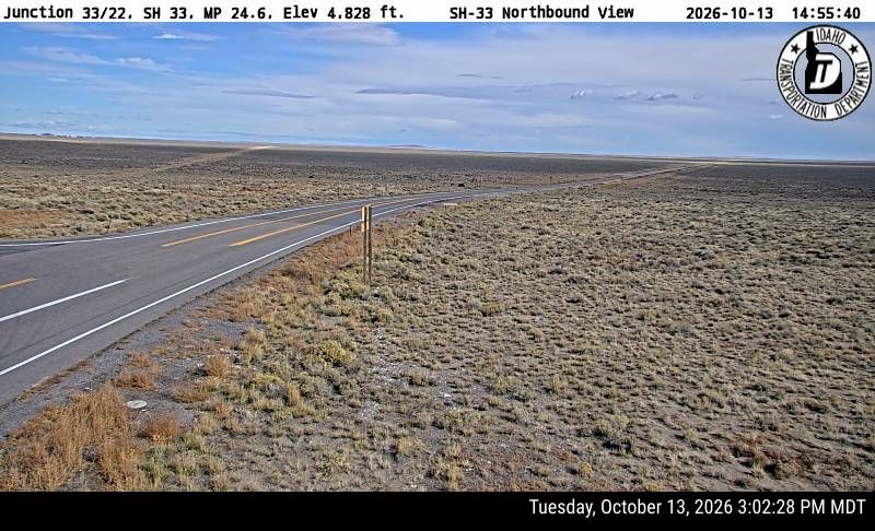 SH-33 Junction 33/22 Summit, view 1