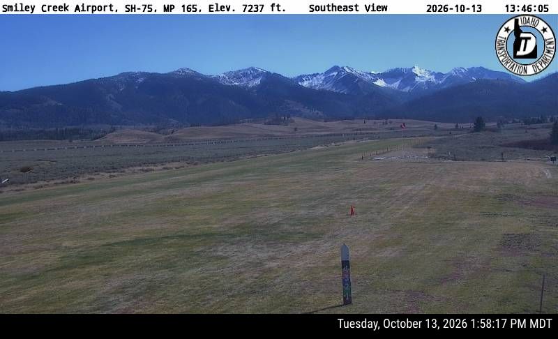 SH-75 Smiley Creek Airport, view 1