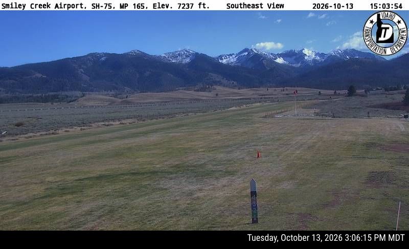 SH-75 Smiley Creek Airport, view 1