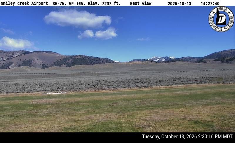 SH-75 Smiley Creek Airport, view 2