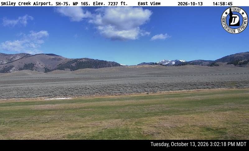 SH-75 Smiley Creek Airport, view 2