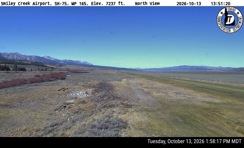 SH-75 Smiley Creek Airport, view 3
