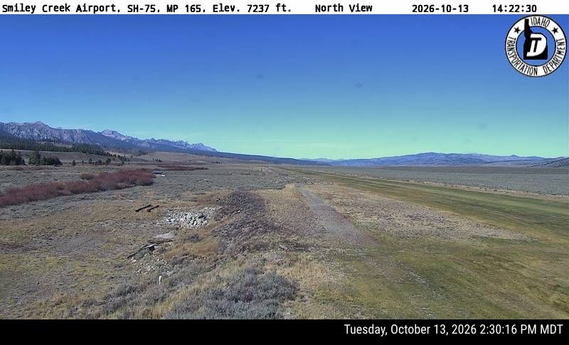 SH-75 Smiley Creek Airport, view 3
