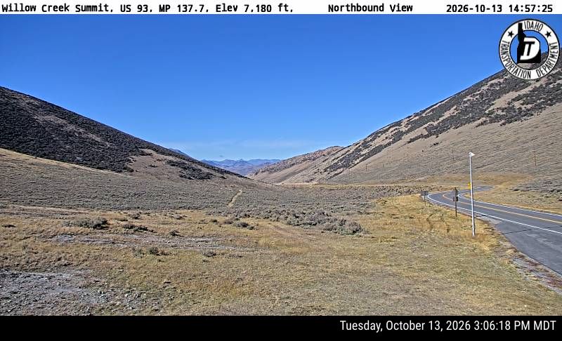 US-93 Willow Creek Summit, view 1