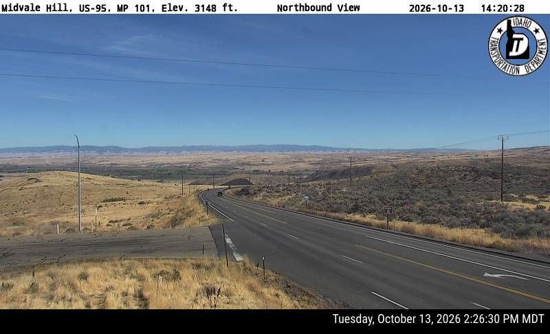 US-95 Midvale Hill, view 1
