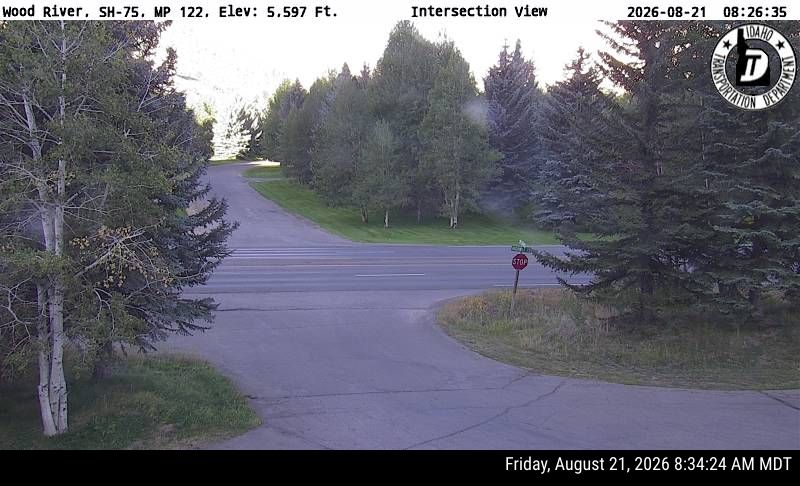 SH-75 Webcam at Wood River, ID – intersection