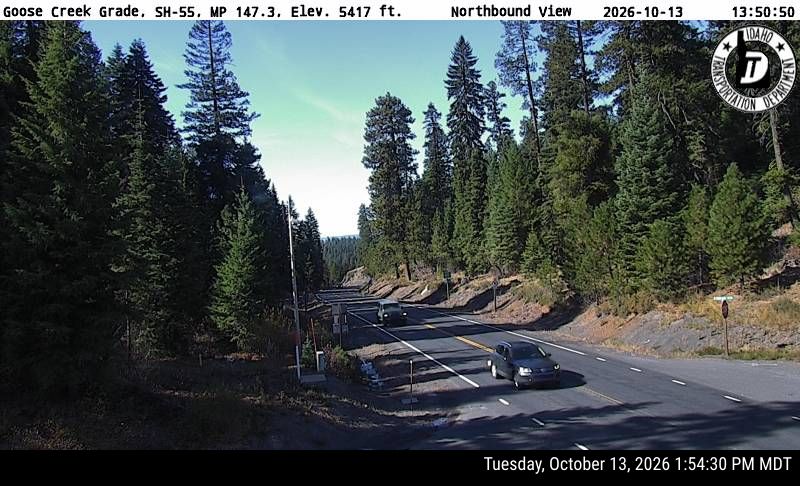 SH-55 Goose Creek Summit, view 1
