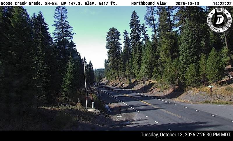 SH-55 Goose Creek Summit, view 1