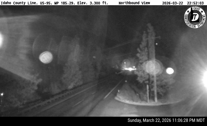 US-95 Idaho County Line live webcam