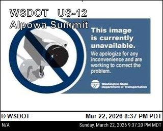 US-12 Alpowa Summit, WA live webcam