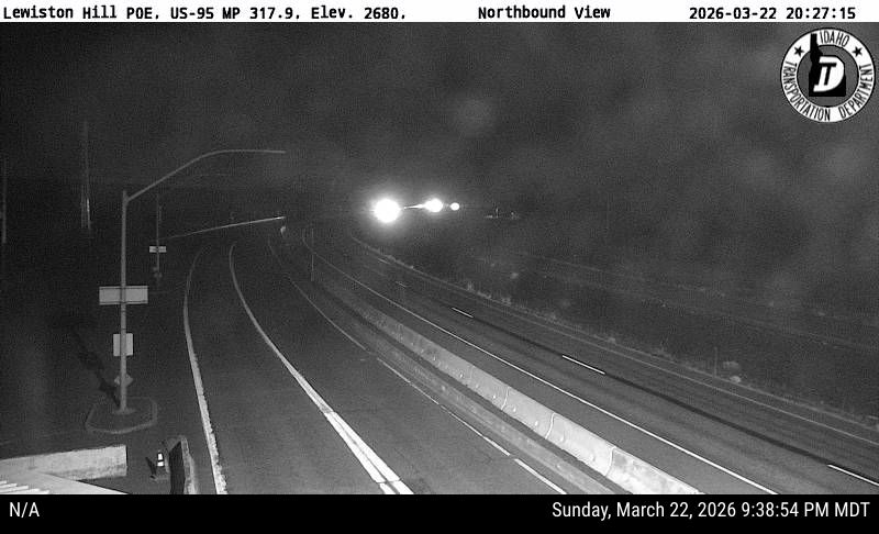 US-95 Lewiston Hill live webcam