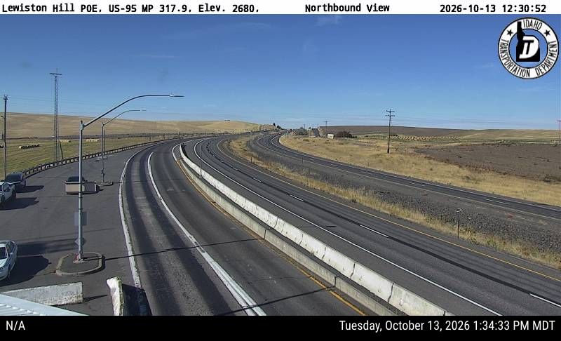 US-95 Lewiston Hill, view 1
