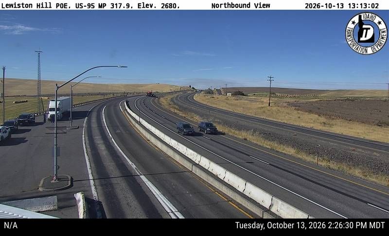 US-95 Lewiston Hill, view 1