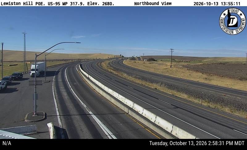 US-95 Lewiston Hill, view 1