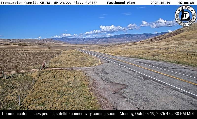SH-34 Treasureton Summit, view 1