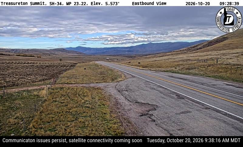 SH-34 Treasureton Summit, view 1