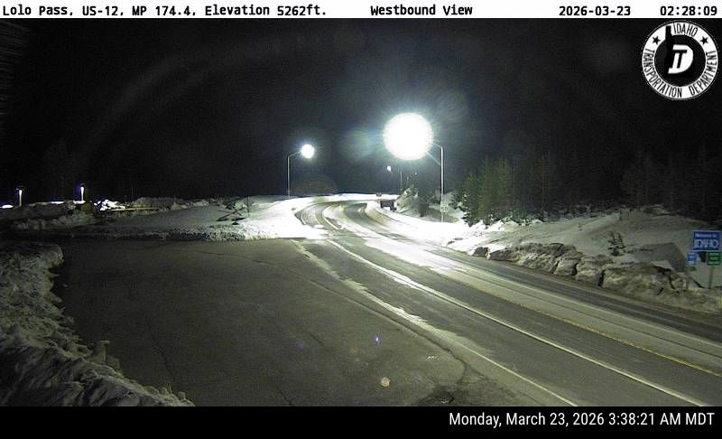 US-12 Lolo Pass live webcam