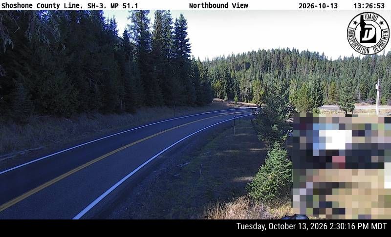 SH-3 Shoshone County Line, view 1