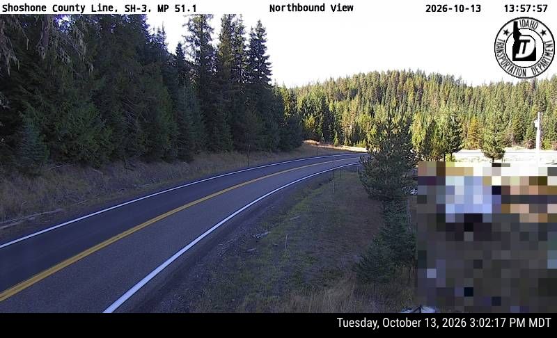 SH-3 Shoshone County Line, view 1