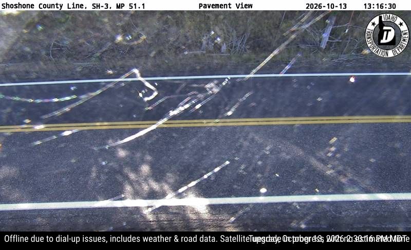 SH-3 Shoshone County Line, view 2