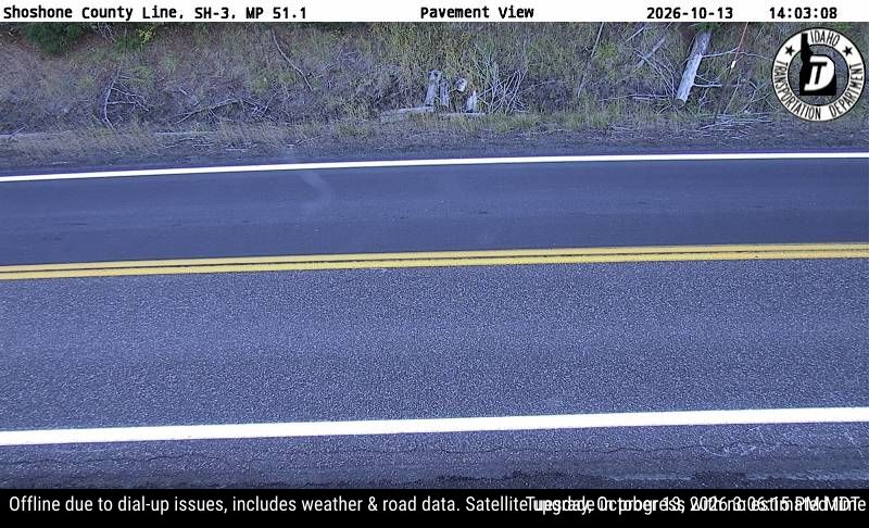 SH-3 Shoshone County Line, view 2