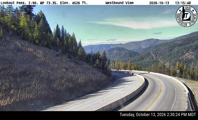 I-90 Lookout Pass, view 2