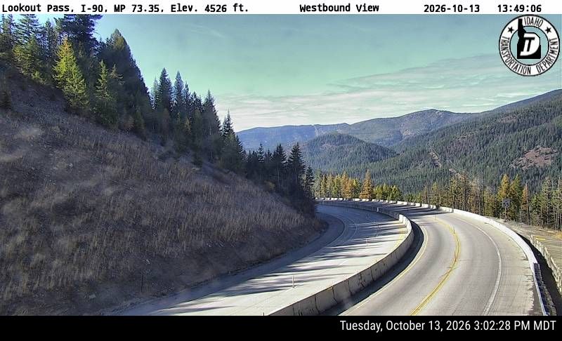 I-90 Lookout Pass, view 2