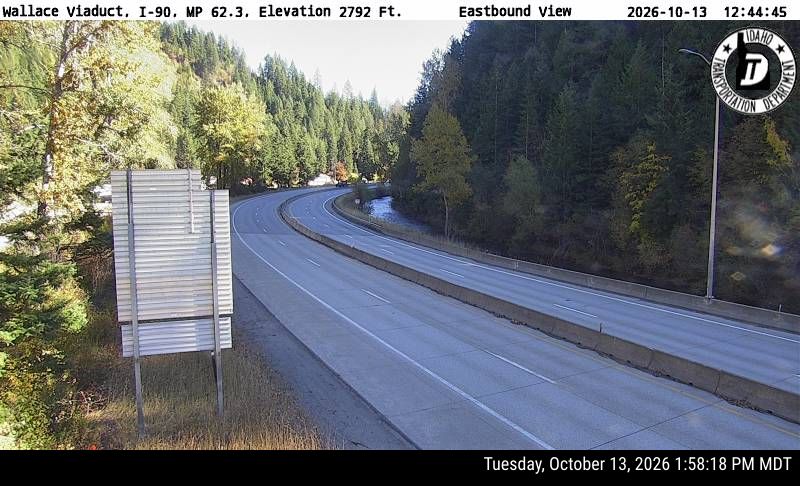 I-90 Wallace, view 1
