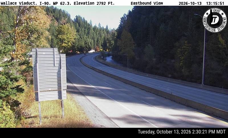 I-90 Wallace, view 1