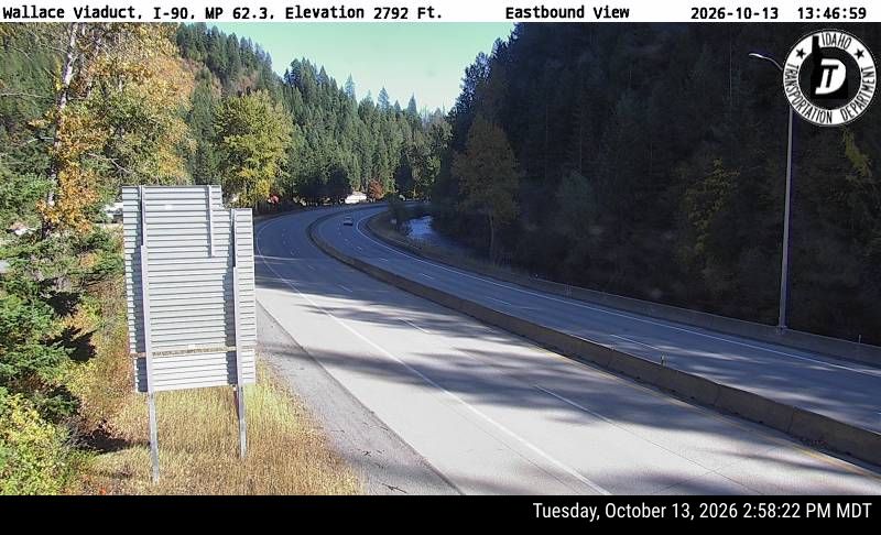 I-90 Wallace, view 1