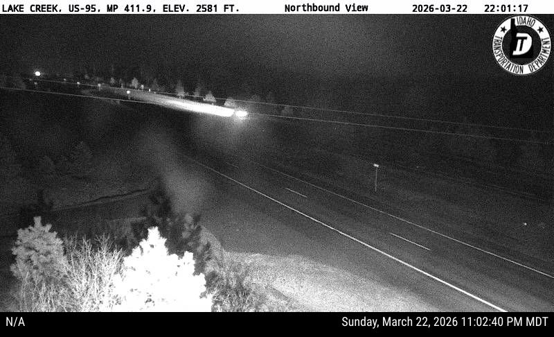 US-95 Lake Creek live webcam