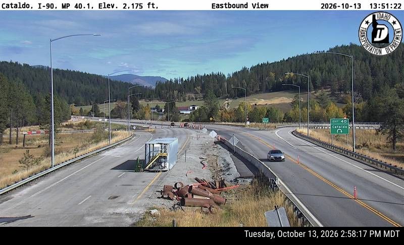 I-90 Cataldo, view 1