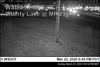 I-90 Liberty Lake, WA live webcam