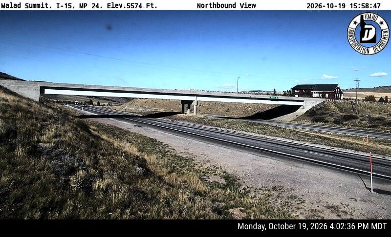I-15 Malad Summit, view 1