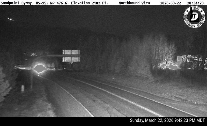 US-95 Sandpoint live webcam