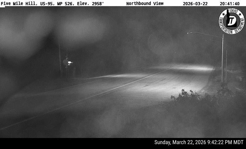 US-95 Five Mile Hill live webcam