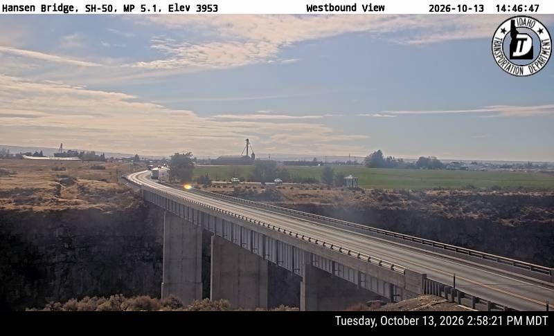 SH-50 Hansen Bridge, view 1
