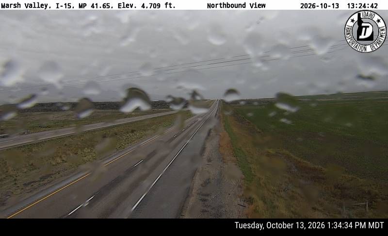I-15 Marsh Valley, view 1