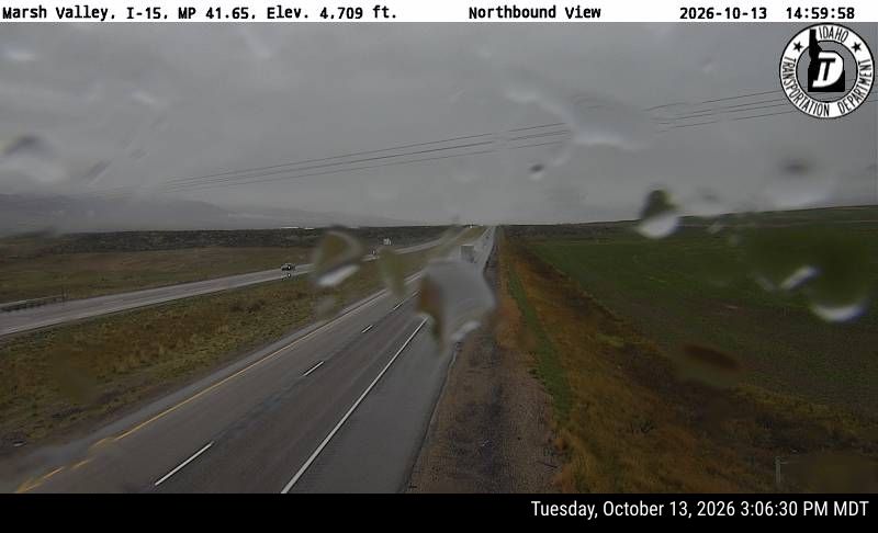 I-15 Marsh Valley, view 1