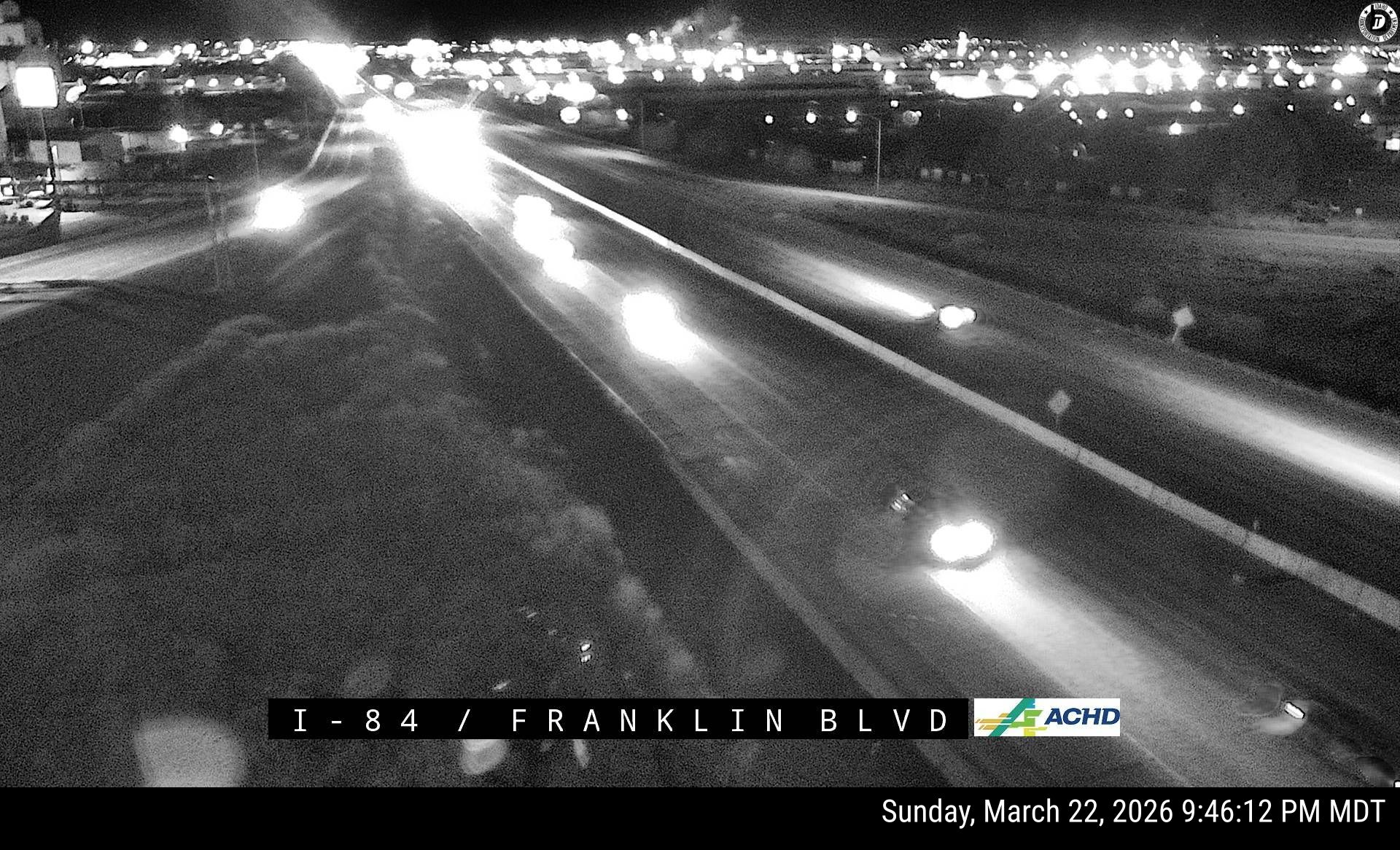 I-84 Franklin Blvd live webcam