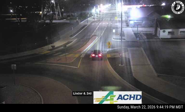 SH-69 Main & 3rd Linder Roundabout live webcam