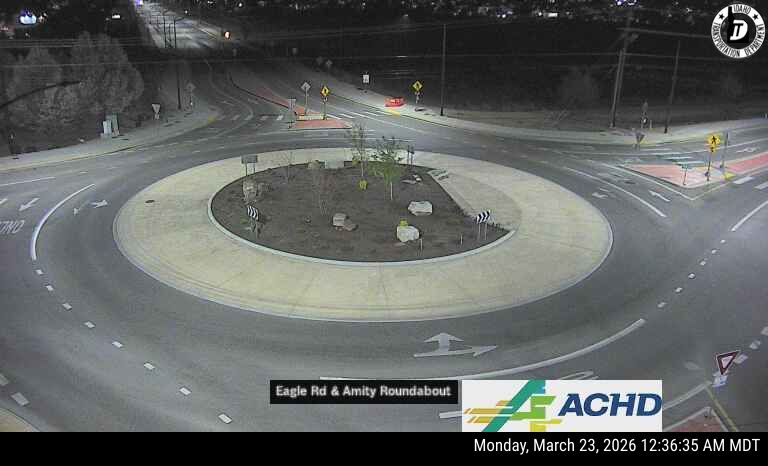 Eagle Rd & Amity Roundabout live webcam